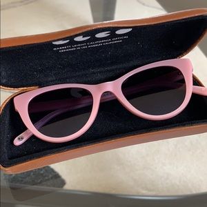 Garret Leight x Clare Vivier cateye sunglasses